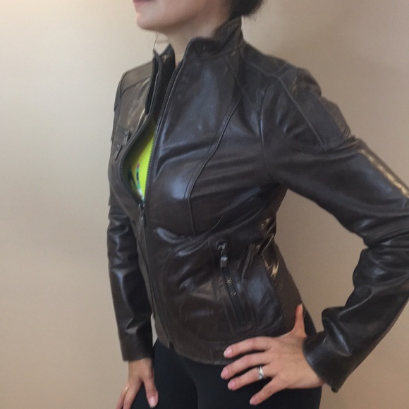 Laundry By Shelli Segal genuine leather Jacket - Picture 2 of 8